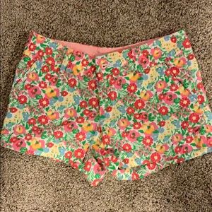 Lilly Pulitzer multi colored flower shorts size 00